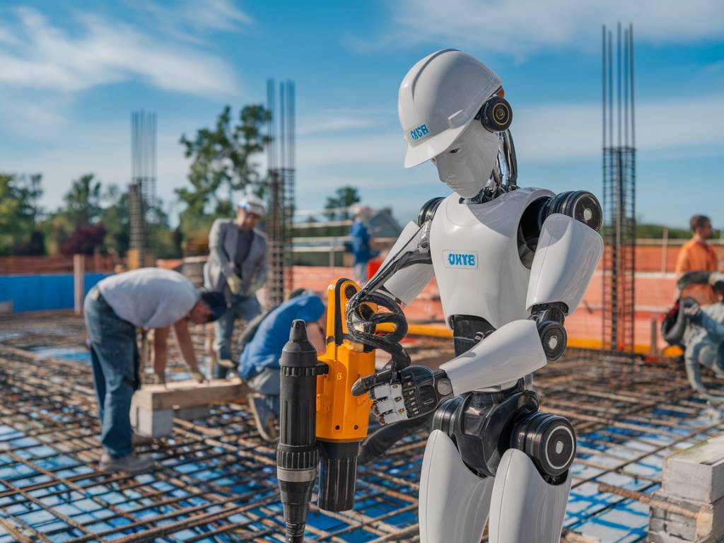 utilisation de la robotique dans la construction